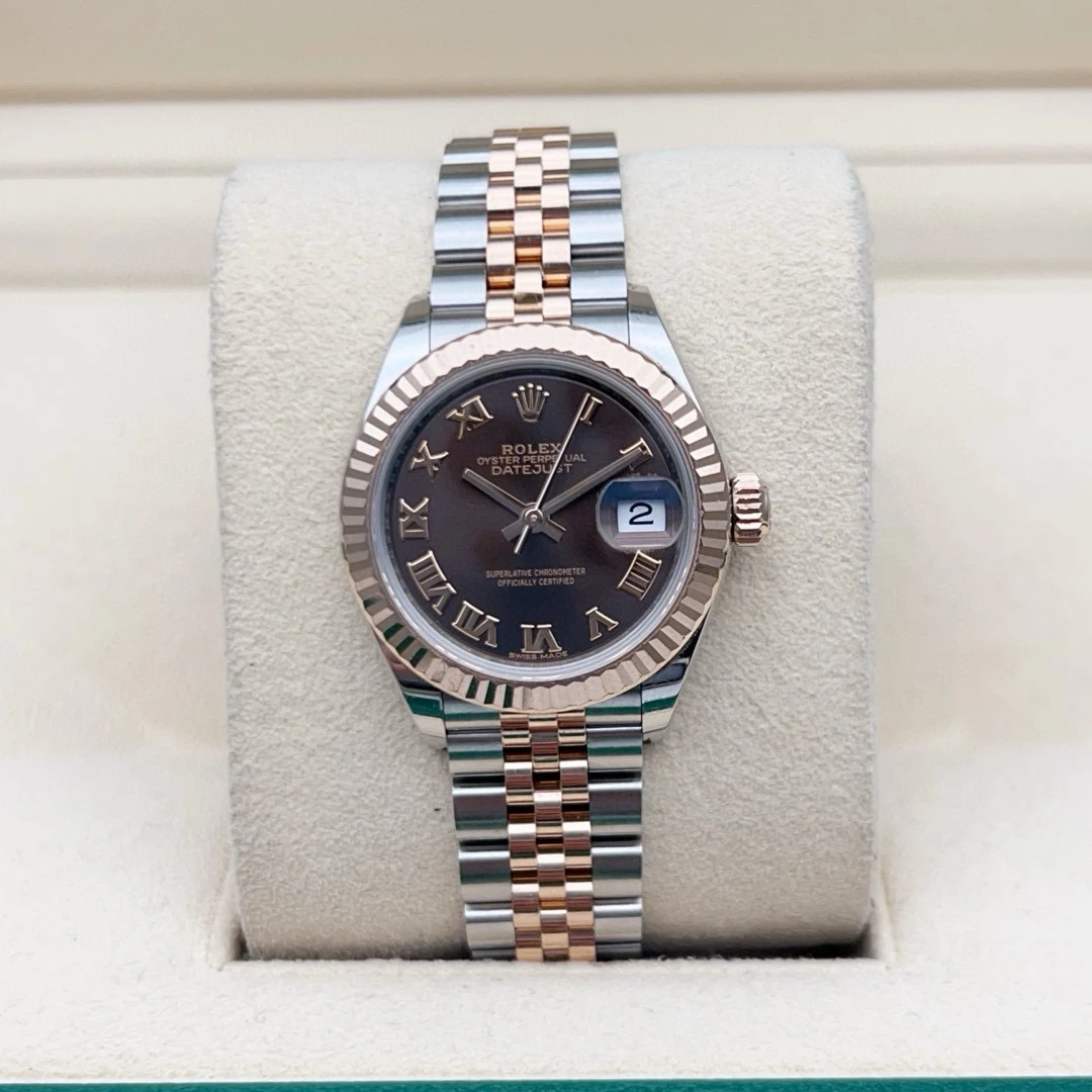 95新 Rolex/劳力士 日志17年279171女自动机械玫瑰金28表径女士