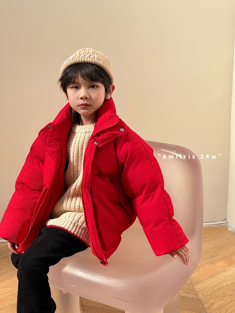 时尚立领羽绒服新款儿童