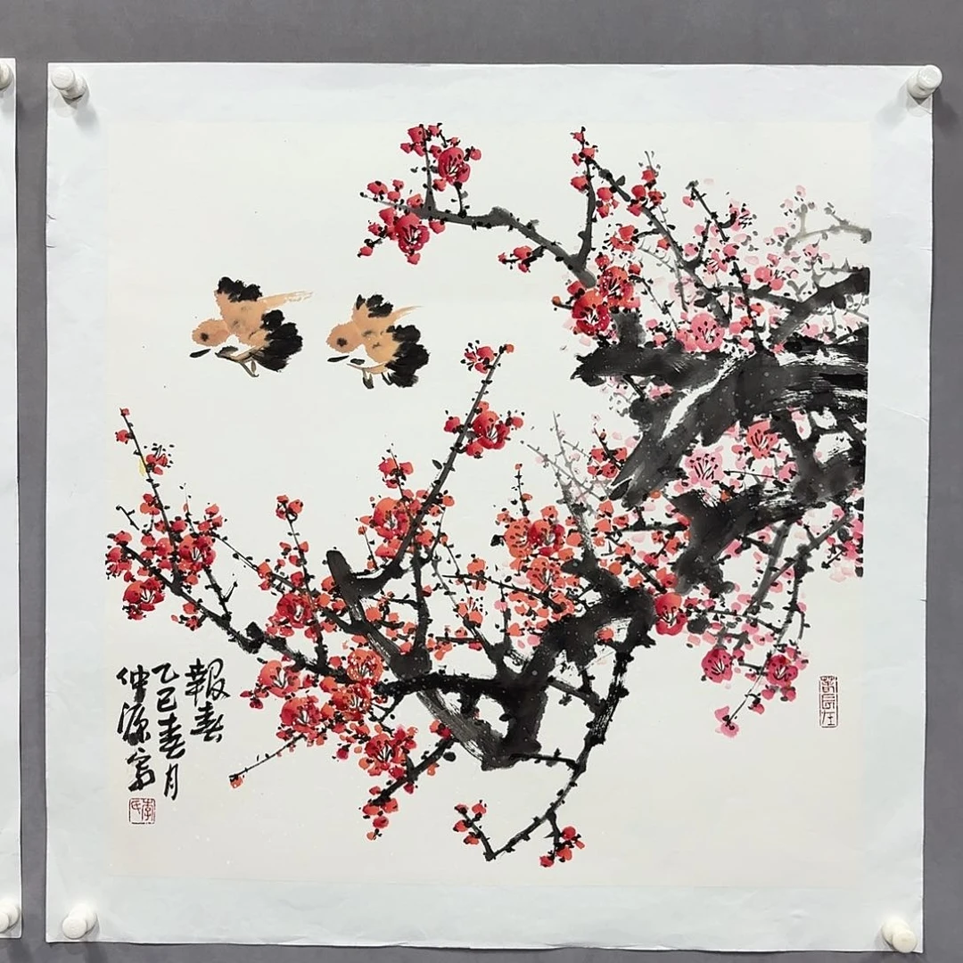 国画亲笔手绘放心去藏