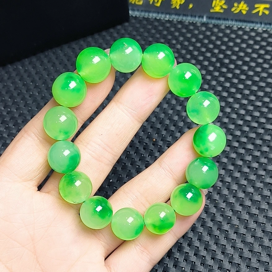 （聚宝严选）A664绿飘花14手串妈妈款时尚精致精美百搭