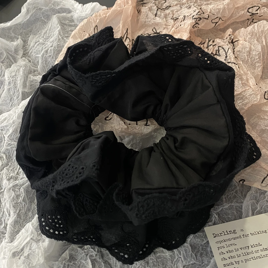 双层花边发圈 8459