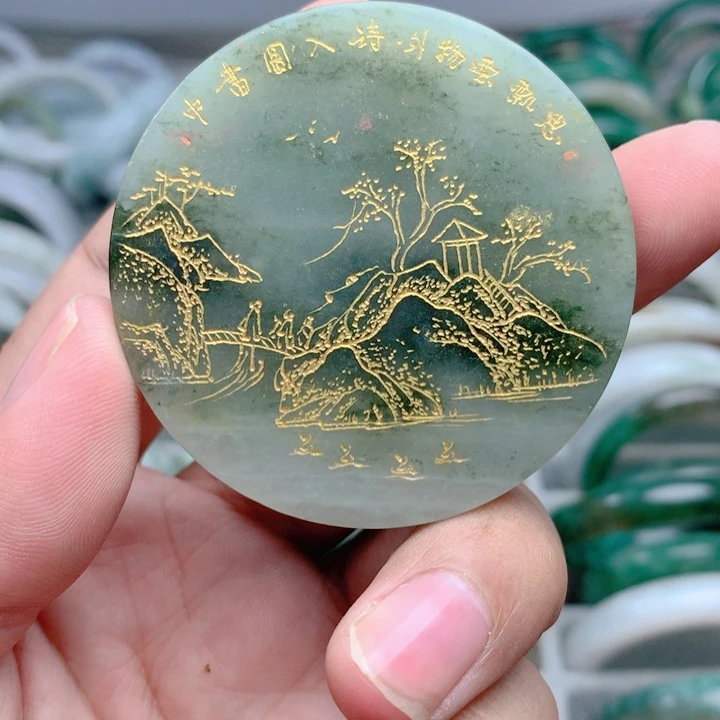独山玉未镶嵌手镯56