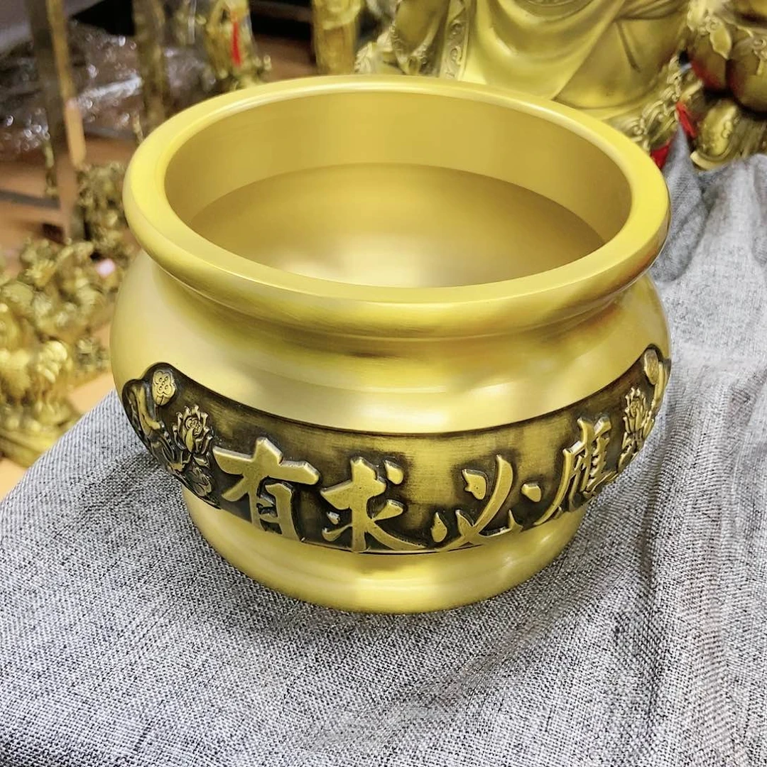 【闪购商品】老**罪铜香炉摆件精工立体15厘米