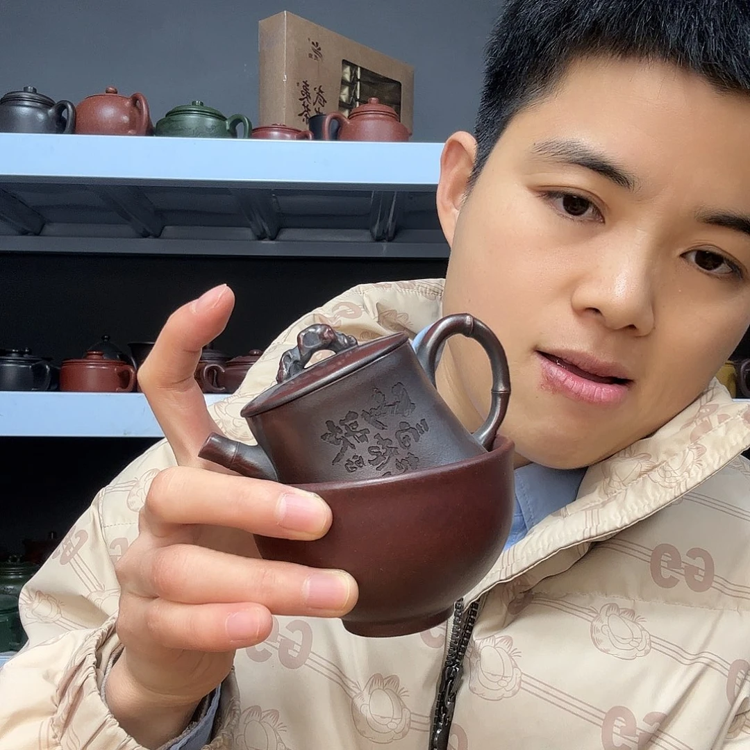 紫砂茶壶民间手艺人全手工制作