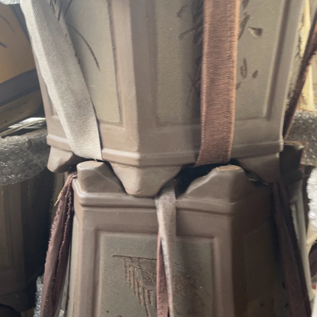 两套四只特价六角花盆灰色款