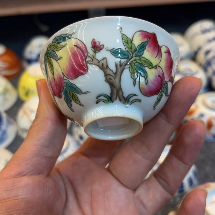 手绘茶杯盖碗陶瓷
