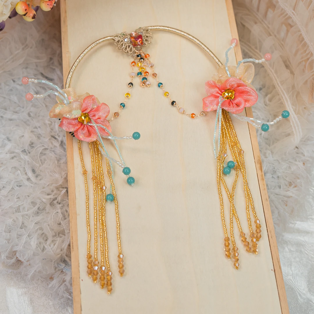 饰阿梁3025 小狸奴额饰民族风头饰儿童小女孩发饰可爱甜美敦煌