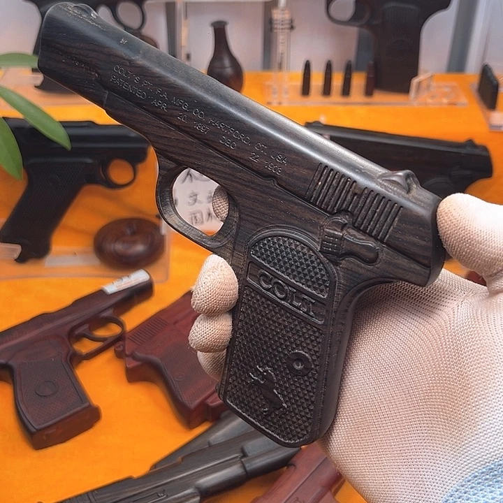 木马牌撸子瑕品千年乌木紫光擅