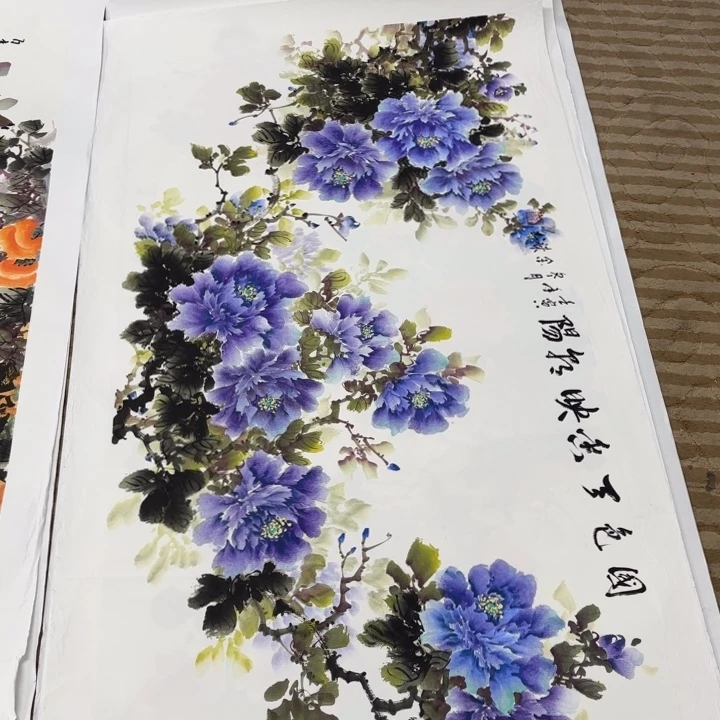 国画花鸟等多种形式