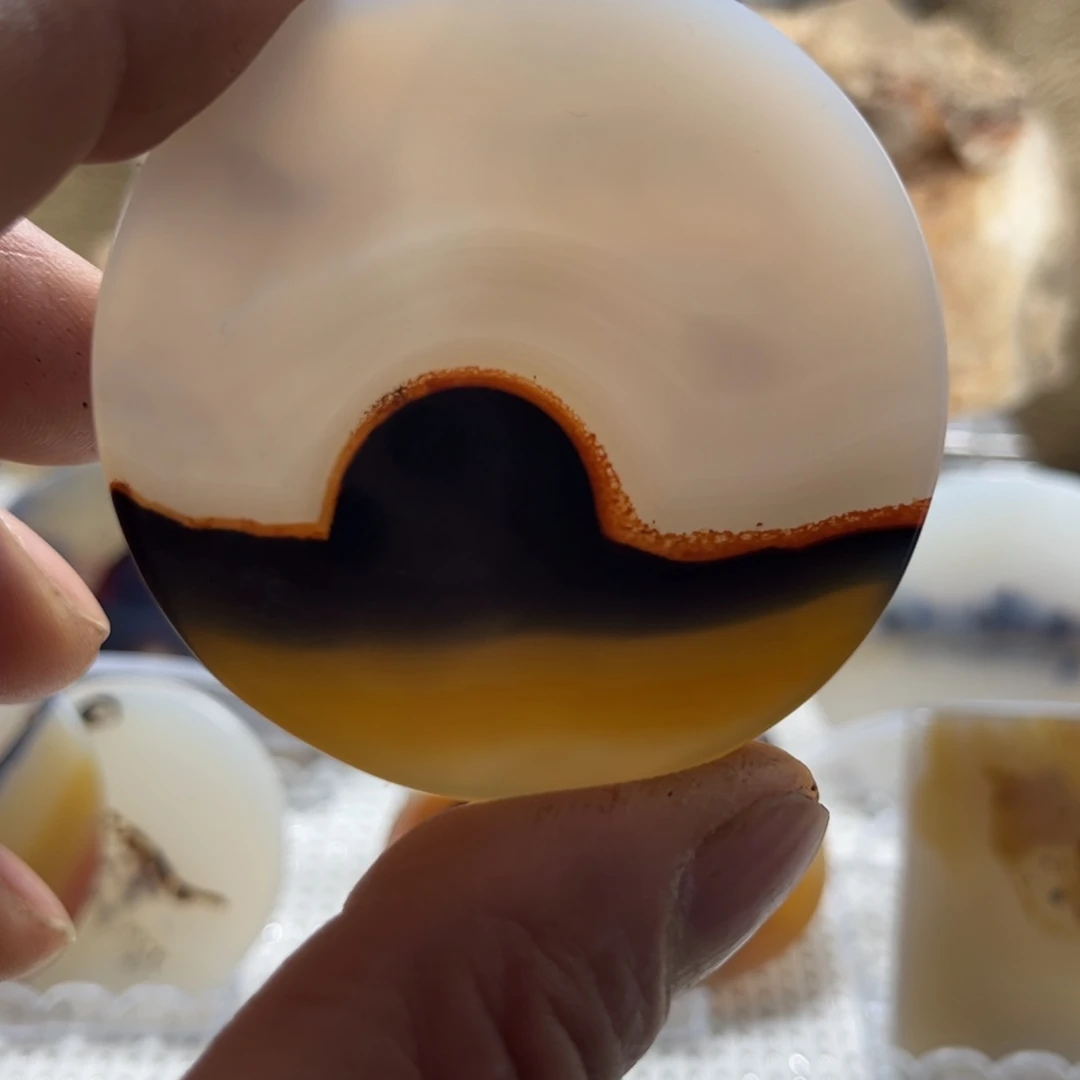 玛瑙/玉髓未镶嵌吊坠(不含链)