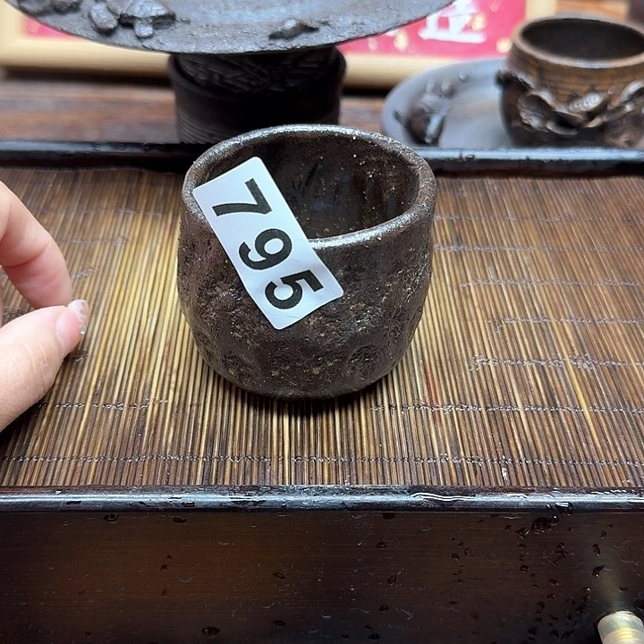 纯手工制作粗陶茶具