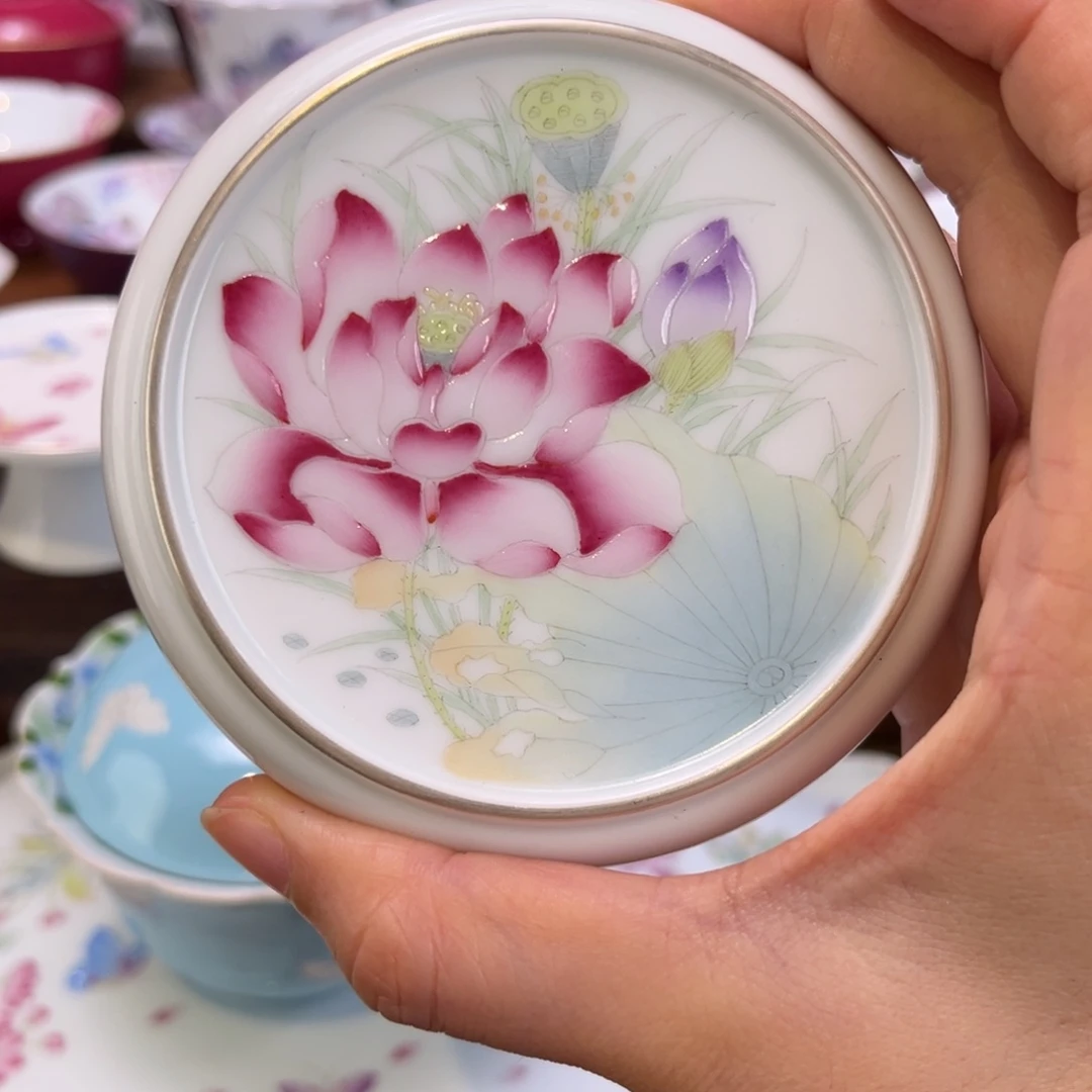 景德镇纯手绘陶瓷茶具