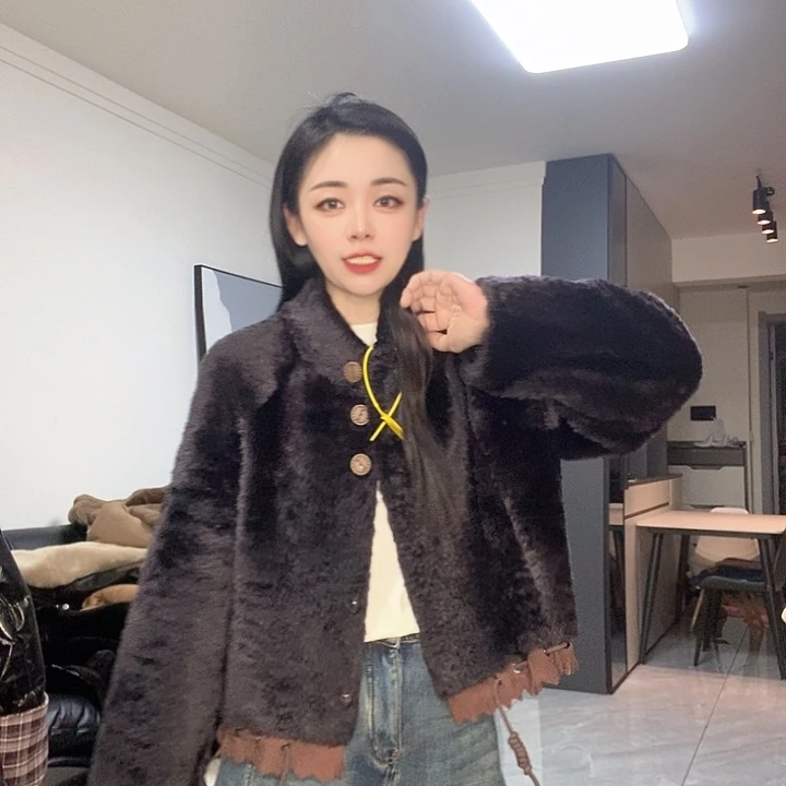 绵羊皮拉贡皮毛一体L135斤内