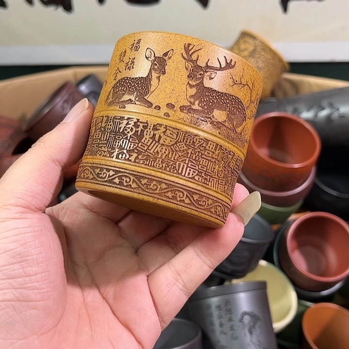 茶杯紫砂全手工紫砂主人杯