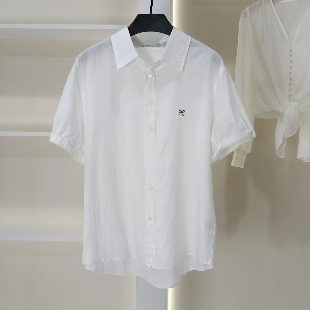 麦迪尚品【K】50428542 夏季简约短袖衬衫品牌撤柜女装