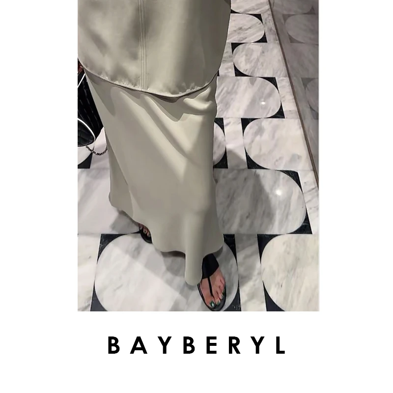 BAYBERYL老贝从简套*半裙三醋气质显瘦A字半身裙YQ5E1502