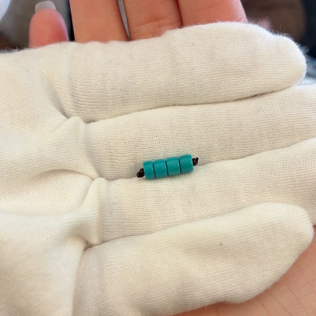 绿松石未镶嵌绿松石4.6mm