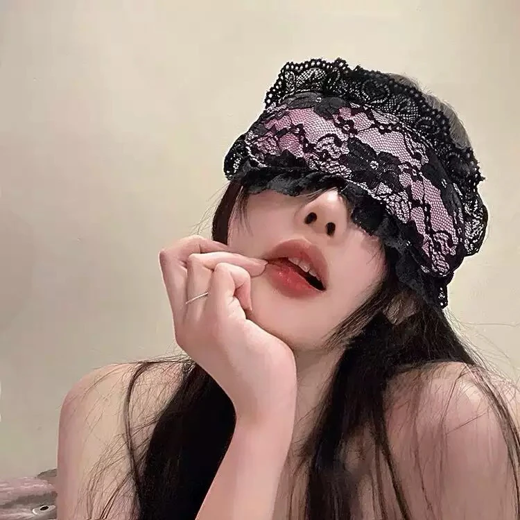 紫裕］朦胧趣味氛围感面罩情调眼罩遮全脸增添情调网红显瘦蕾丝