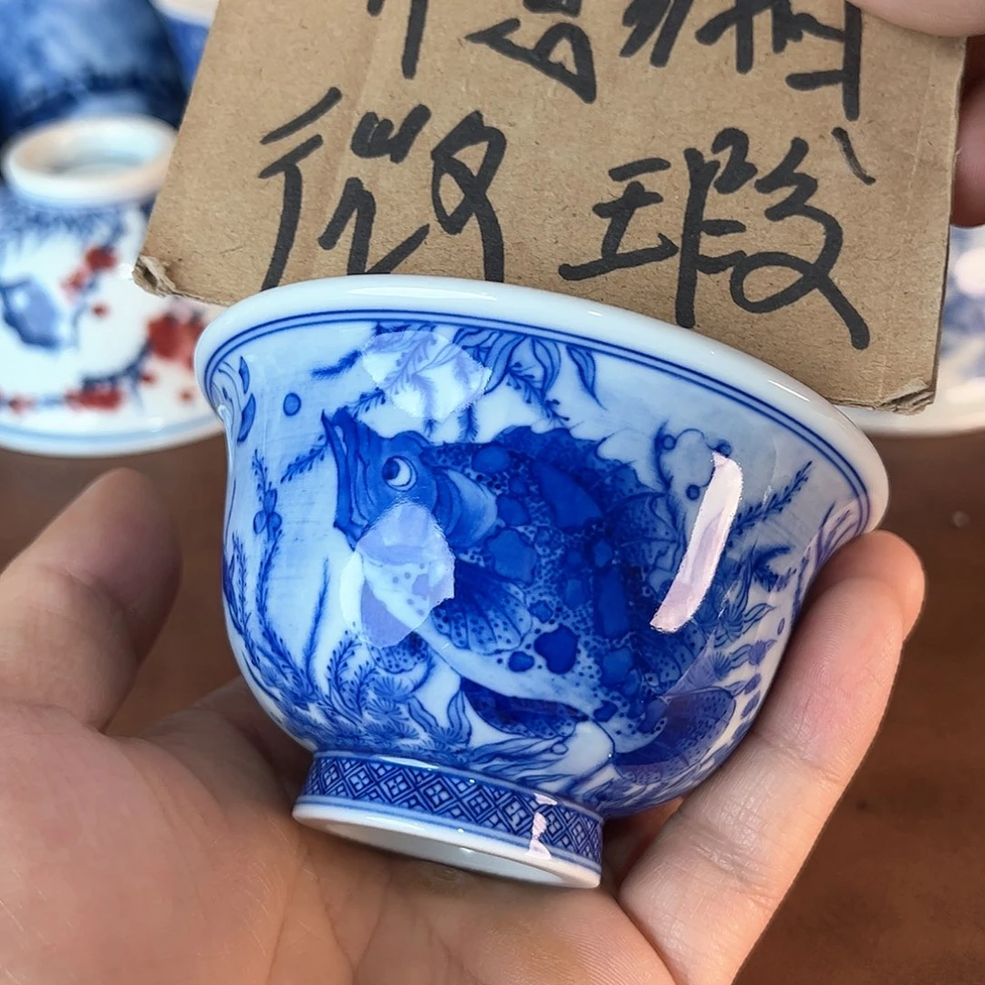 杯一*景德镇全手工手绘陶瓷