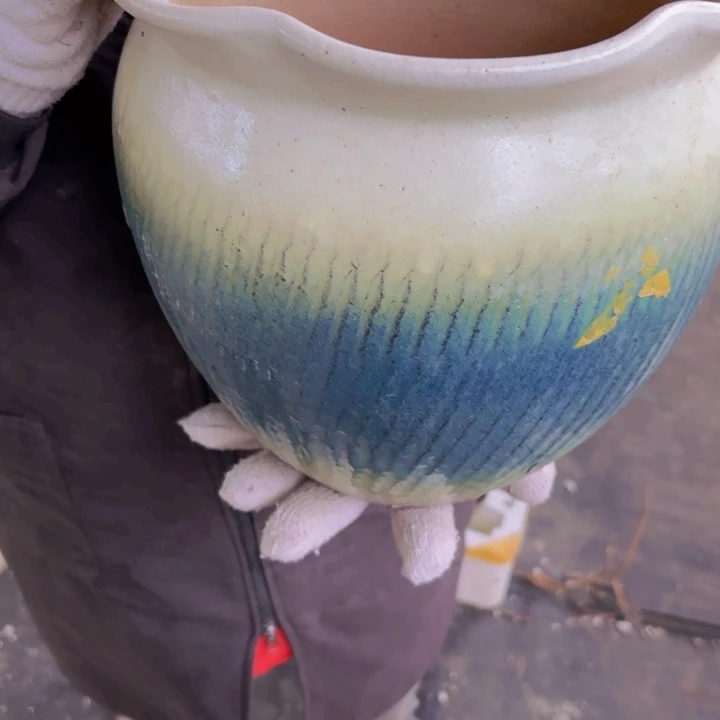 紫砂花盆透气 口径 高度