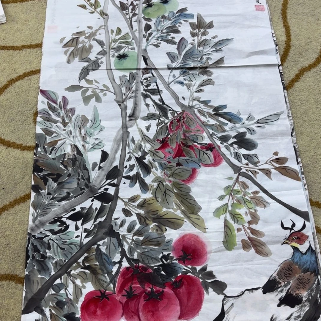 国画赵家爱老师作品刘