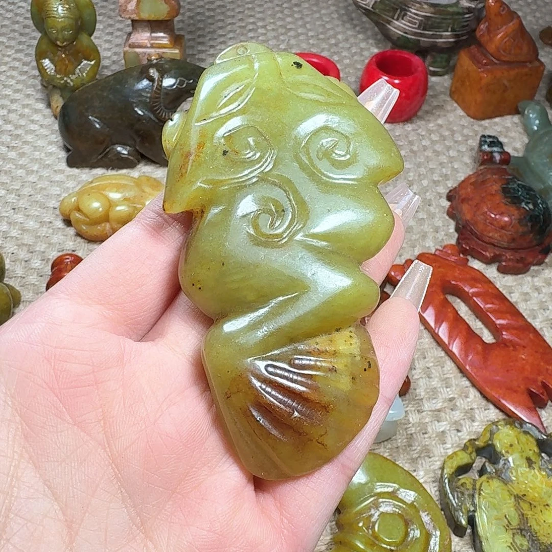 白玉菩提吊坠挂件