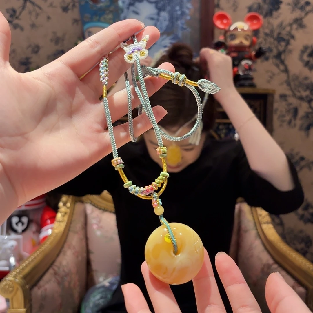 蜜蜡颈饰未镶嵌颈饰