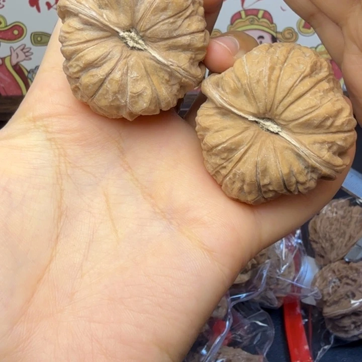 吊坠文玩核桃42➕南瓜核桃 肚42 高35