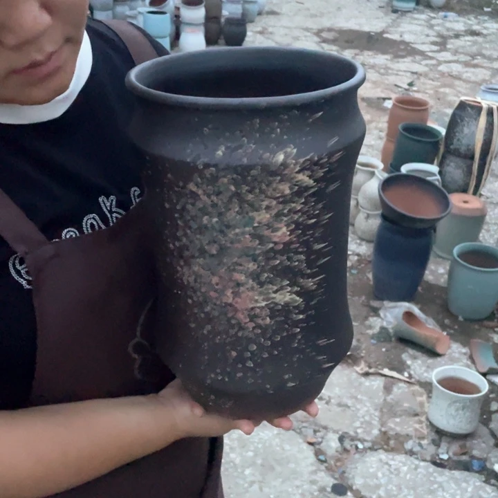 紫砂花盆口19高31正品正品