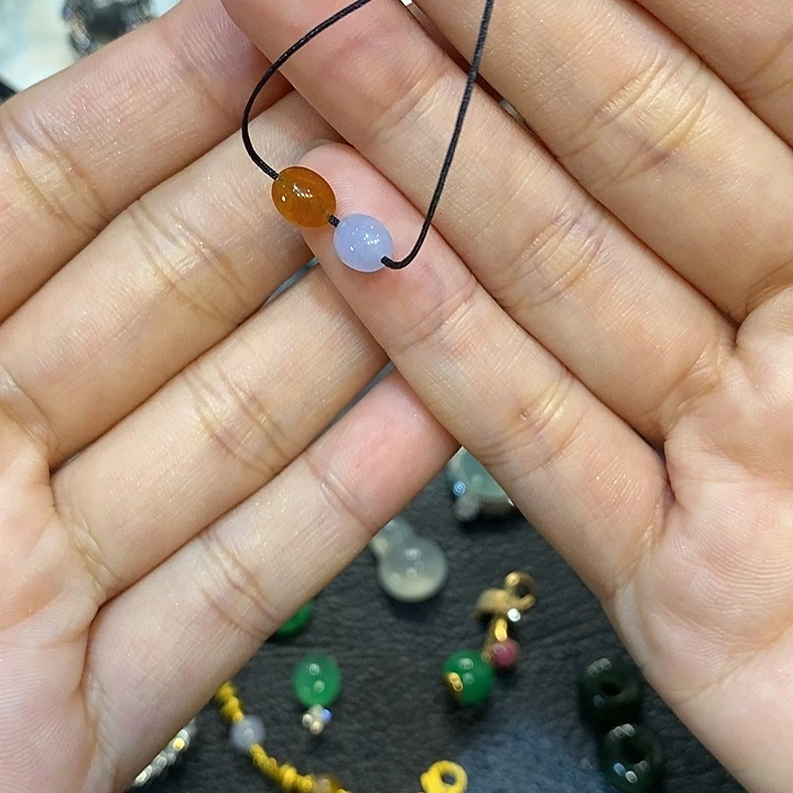 翡翠未镶嵌颈饰翡翠配珠