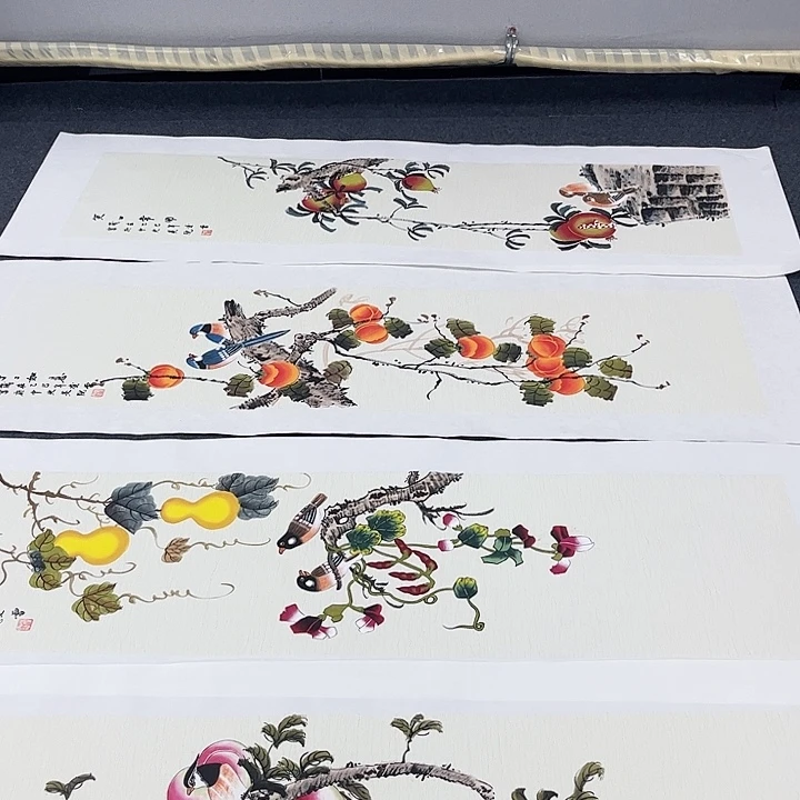 国画手绘国画捡漏