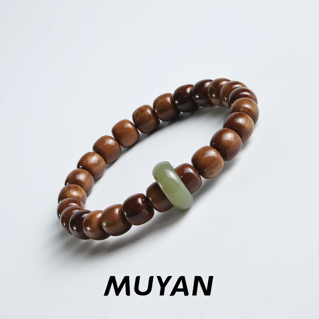 【木阳精工】库克8*9老型搭配和田玉跑环