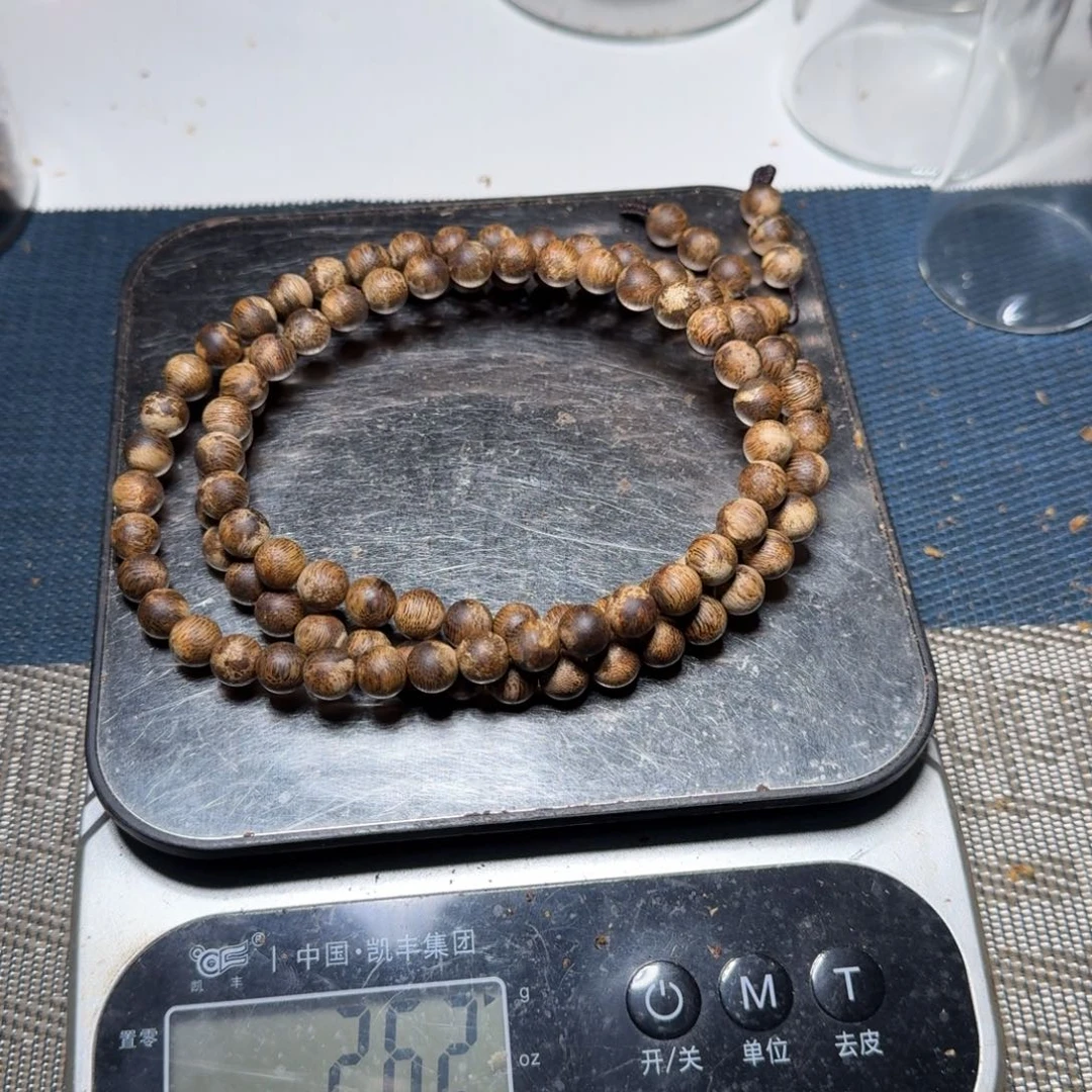 香榧木虎斑棋0.8，26克