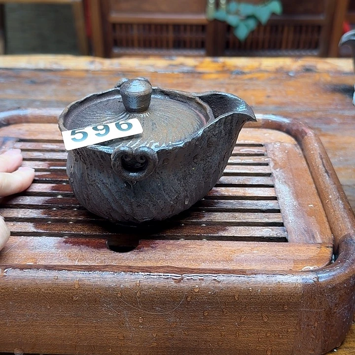 纯手工制作粗陶茶具