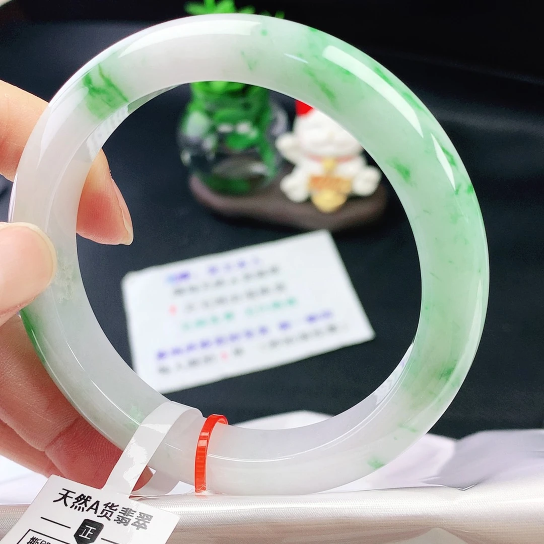 未镶嵌手镯翡翠62圈