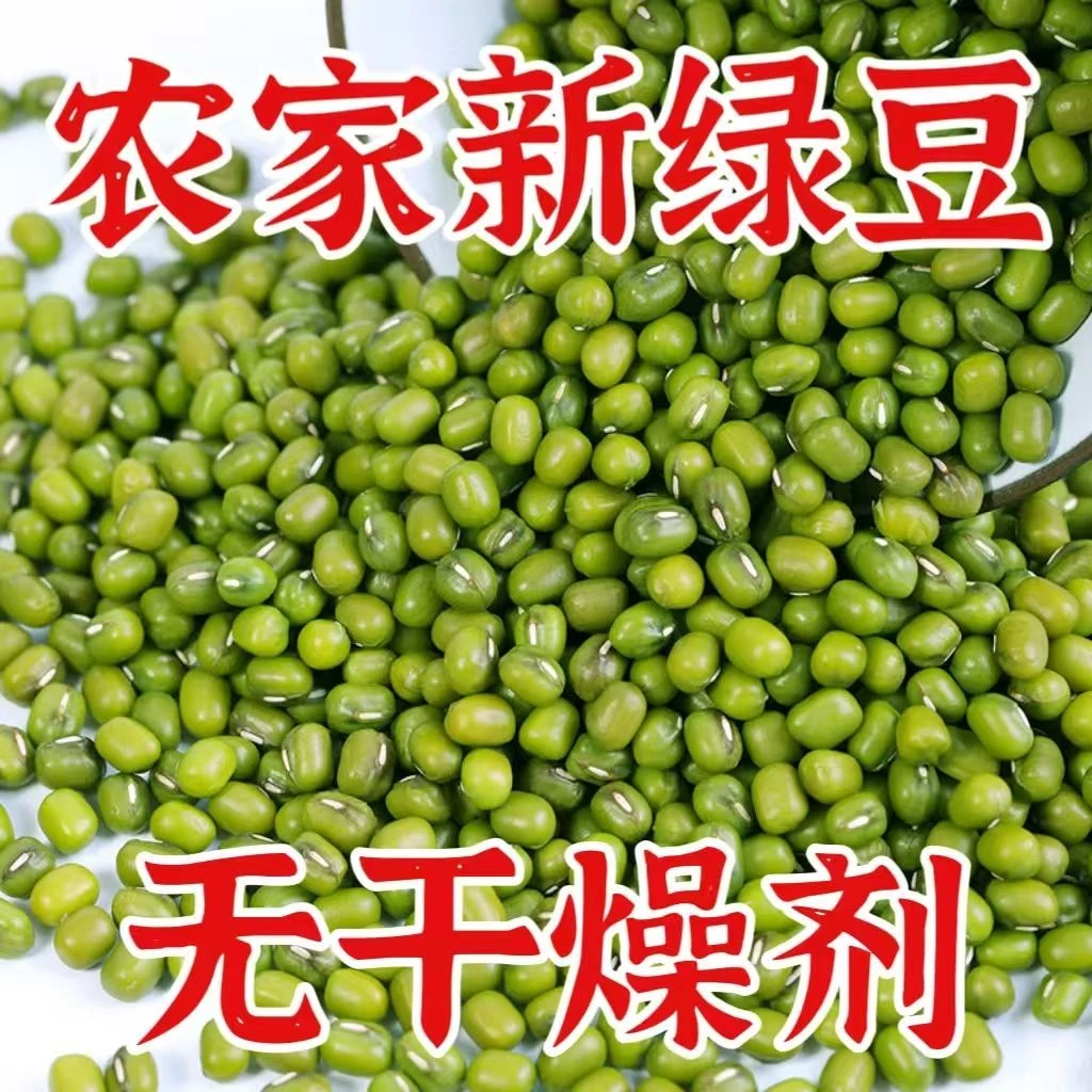 1斤农家小绿豆新货皮薄易煮东北发芽绿豆煮绿豆汤绿豆沙食材净重