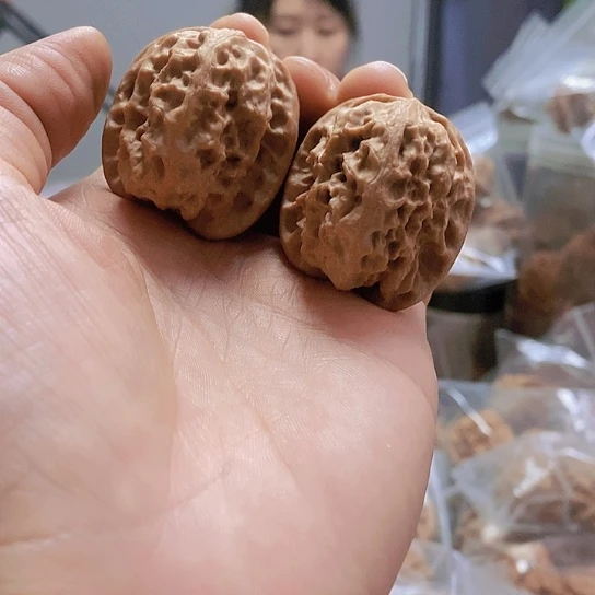 【闪购商品】把件文玩核桃34蜡皮野狼小众