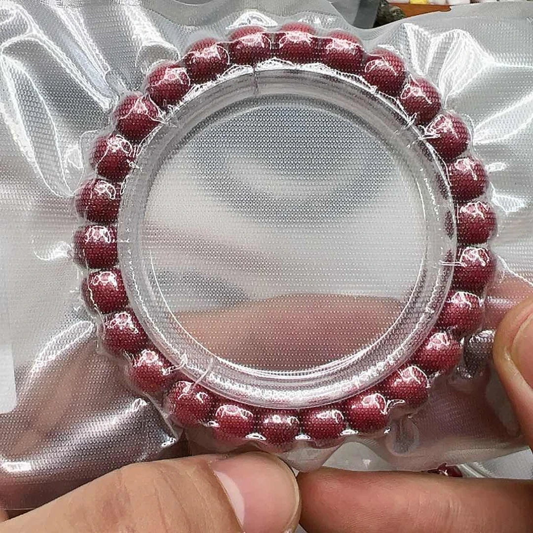 星月菩提手串2灭火红朱供星月菩提单圈98