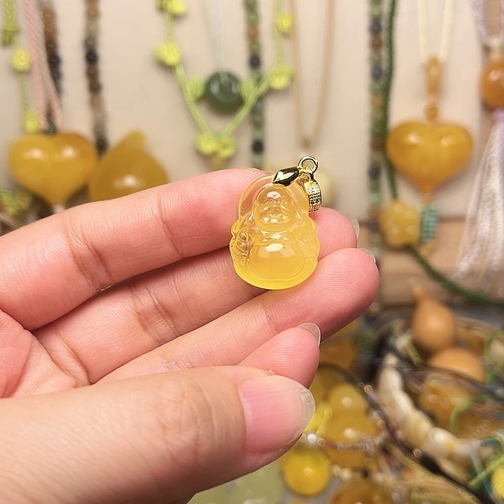 蜜蜡颈饰未镶嵌蜜蜡