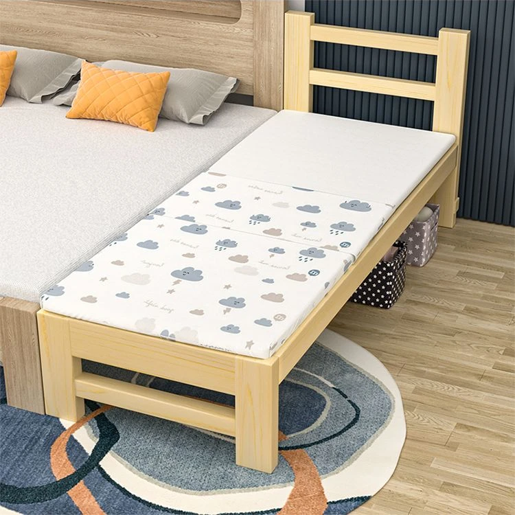 大人可睡实木床加宽拼接床儿童单人床男孩女孩床边简易小床婴儿床