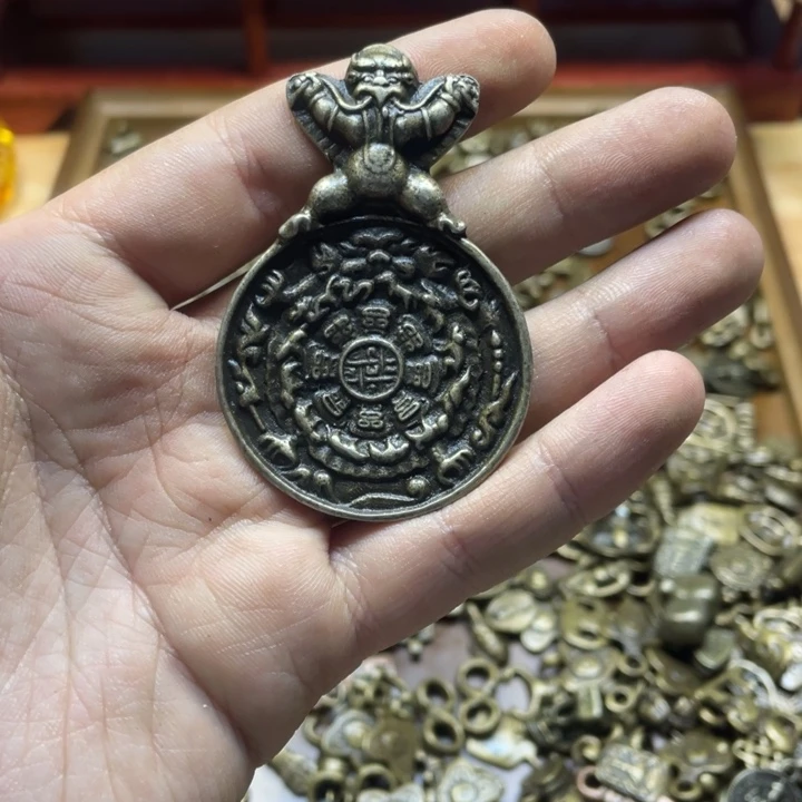 藏传九宫黄利马手工翻砂