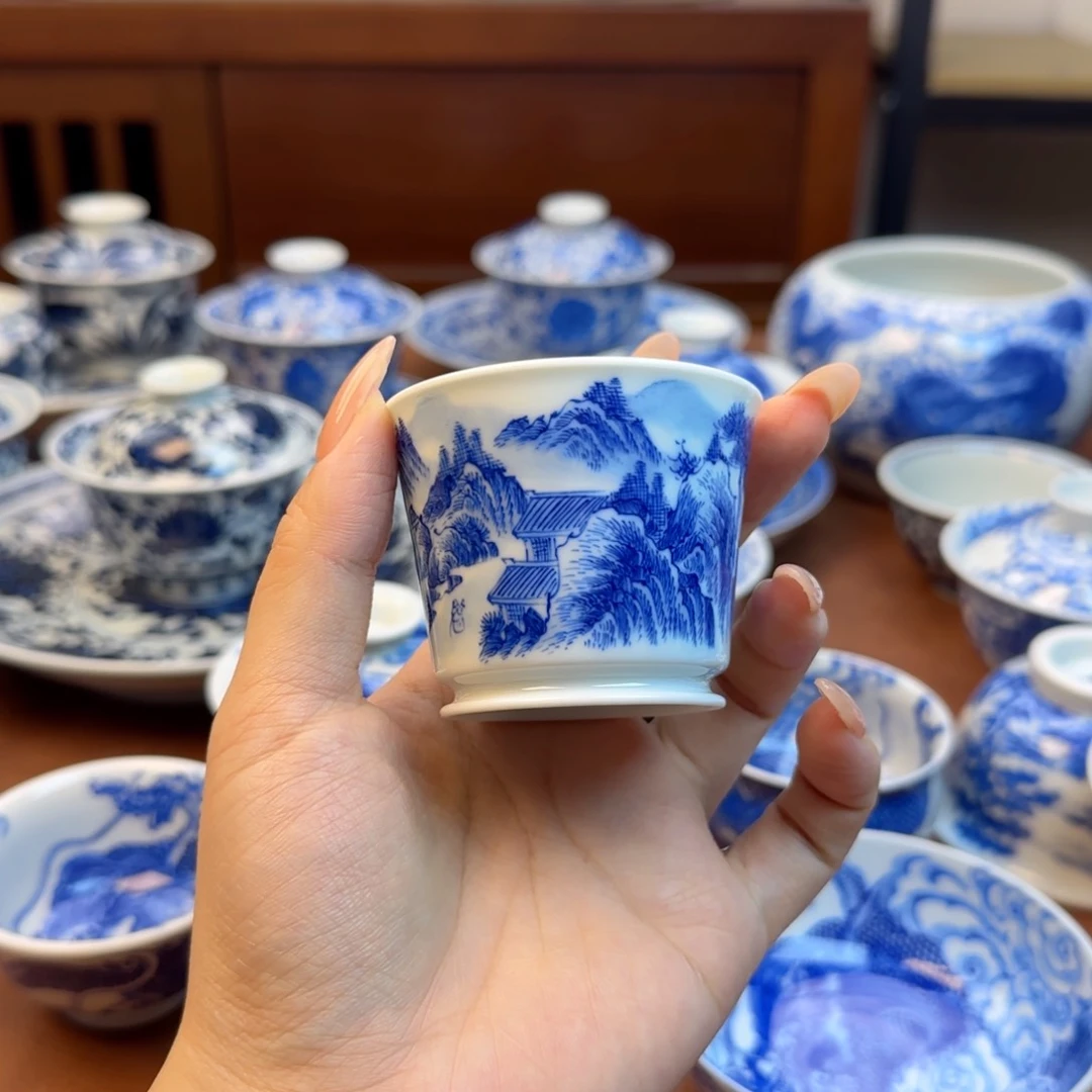 景德镇陶瓷手绘杯子