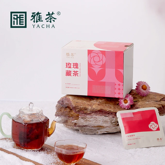 雅茶冷泡茶 3盒冷泡玫瑰冷泡茶 42g/盒
