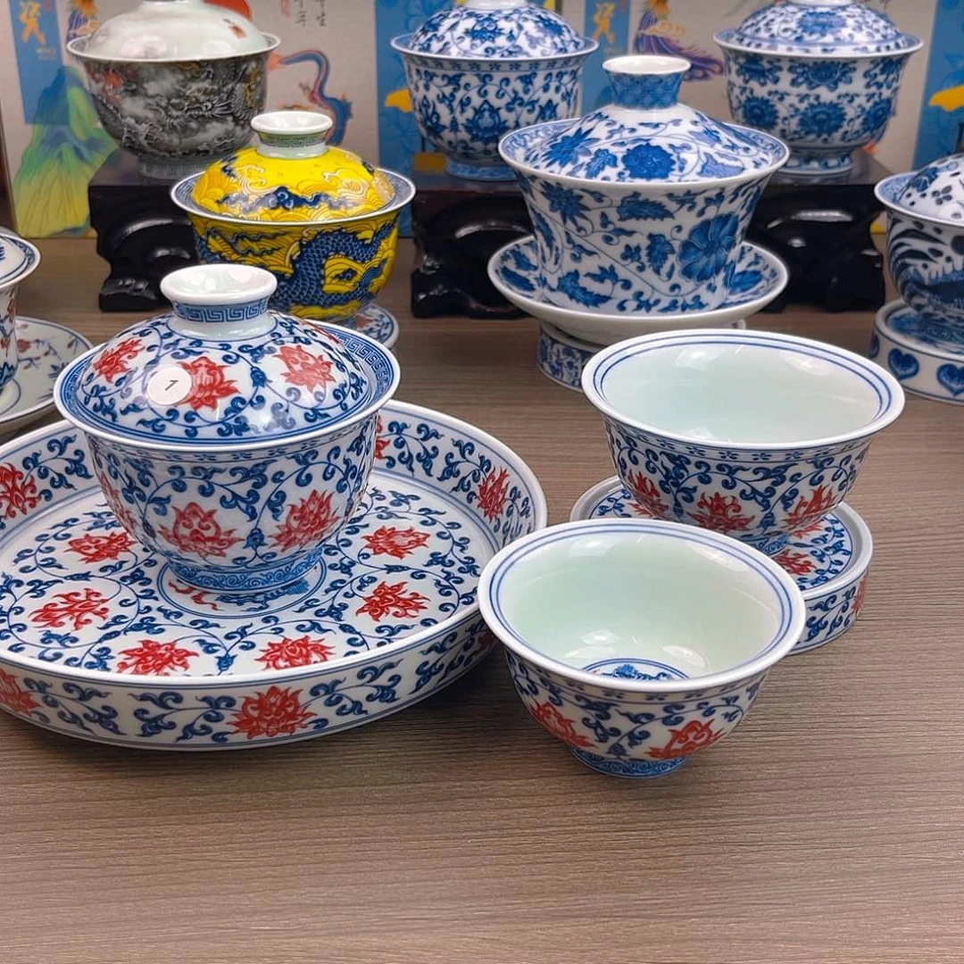 薯****?釉里红五件套福利价