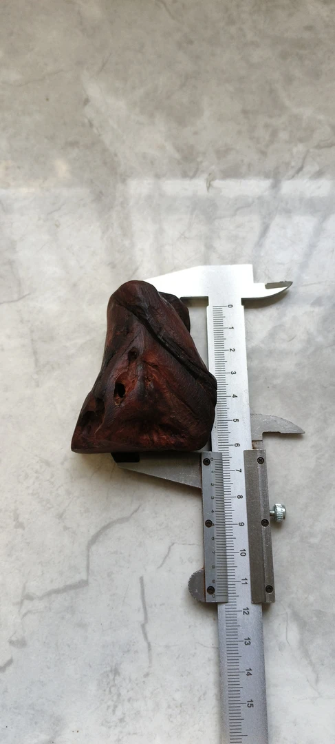 雷击枣木手工手把件