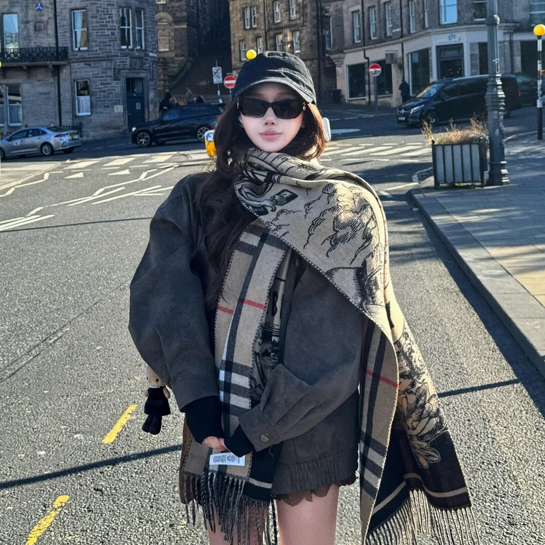 【顶版】合集双面围巾 网红同款 时尚百搭 加厚经典 保暖围脖