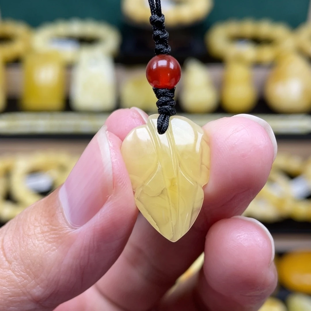 琥珀裸石未镶嵌琥珀蜜蜡