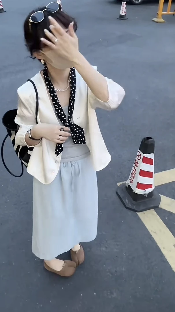 UM92085韩系醋酸两穿短袖衬衫2025夏季新款衬衫