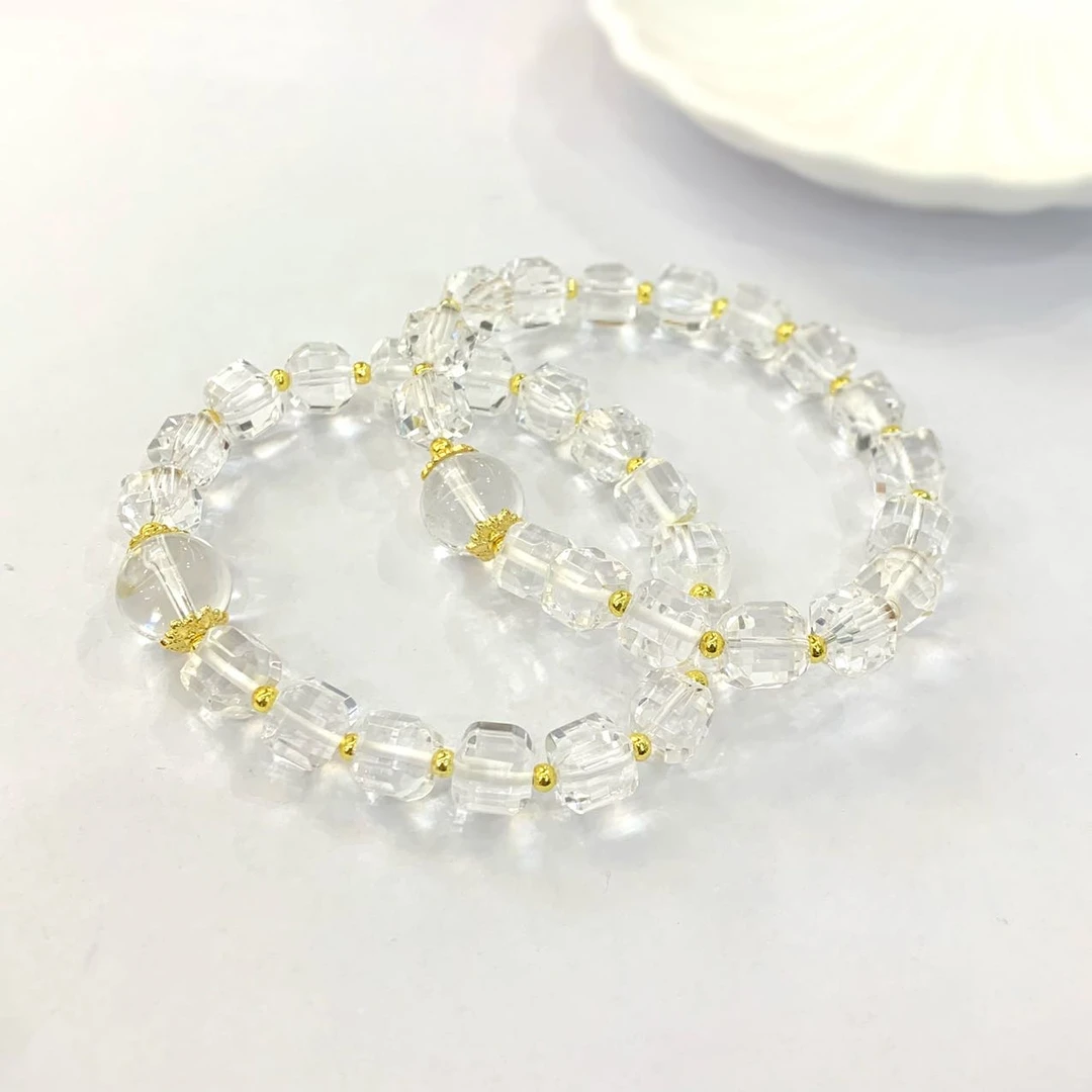 【小宝珠宝】6 T08729-水晶DIY单圈手串-多样性发一件-（珠子）12mm