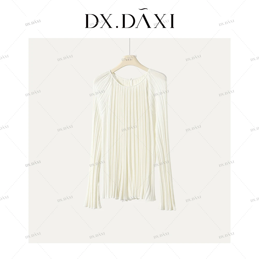 代大喜【温柔小意】宽松显瘦针织衫女2025冬季新款优雅气质内搭上衣